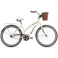 Bicicleta BENOTTO City STA. MONICA R26 1V. Mujer Frenos Contrapedal Acero Blanco/Cobrizo Talla:UN