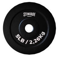 Disco para barra STINGRAY 5 lbs./2.26 kgs de acero