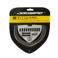 Kit de Cableado para Mando JAGWIRE Sport Ruta/MTB Sram/Shimano Carbón Plateado (2 kits) UCK326